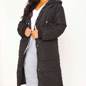 Prettylittlething Longline Puffer Coat 2x